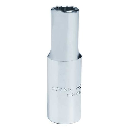 Proto 3/8 " Drive, 6mm Metric, Socket, 12 Points, Chrome, 6 mm J5006M