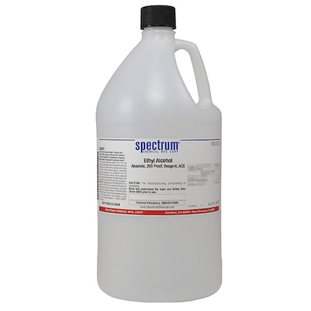 Spectrum Chemical Ethyl Alch, Abs, 200Prf, Rgnt, ACS, 4L, Plas E1028-4LTPL