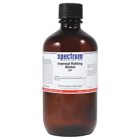 Spectrum Chemical Isopropyl Rubbing Alch, USP, 1L, Gls IS120-1LTGL