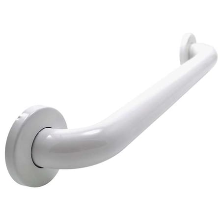 Wingits Polyester Painted Grab Bar, 18" L, Stainless Steel, Poly Painted WGB6YS18WH