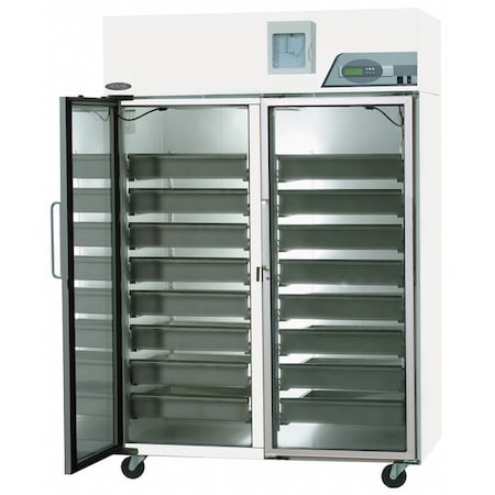 Nor-Lake Scientific Refrigerator, Blood Bank, 52 CF, 120V 60 Hz NSBR522WWG/0