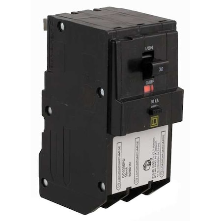 Square D Miniature Circuit Breaker, QO Series, 50A, 3 Pole, 240V AC, 10kA at 240V AC, B Curve QO350EPD