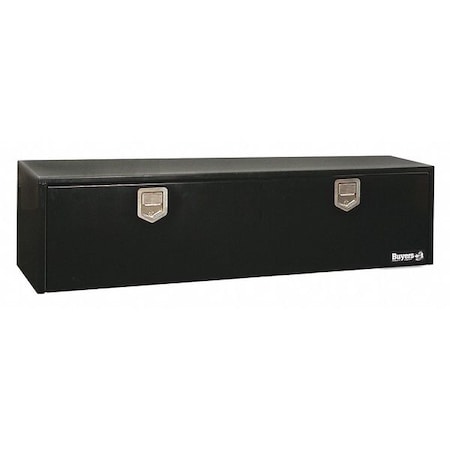 Buyers Products 18x18x60 Inch Black Steel Underbody Truck Box With Paddle Latch 1702115