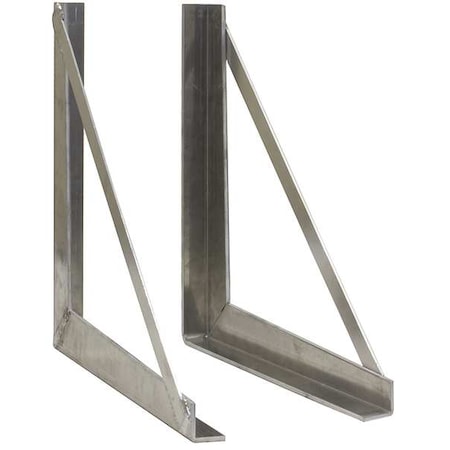 Buyers Products 24x24 Inch Welded Aluminum Truck Tool Box Brackets 1701040