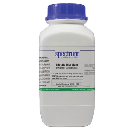 Spectrum Chemical Edtte DiSdm, Dihdrt, Biotc, 2.5kg E1058-2.5KG