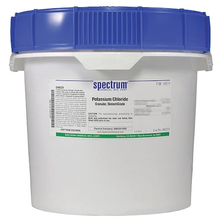 Spectrum Chemical K Chlrd, Grnlr, Biotc, 12kg P1251-12KG