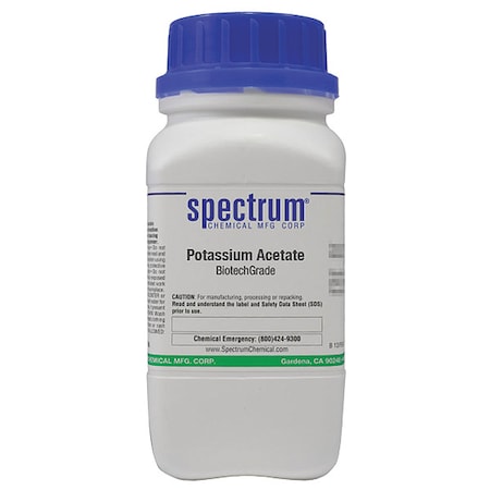 Spectrum Chemical K Acetate, Biotc, 500g P1188-500GM