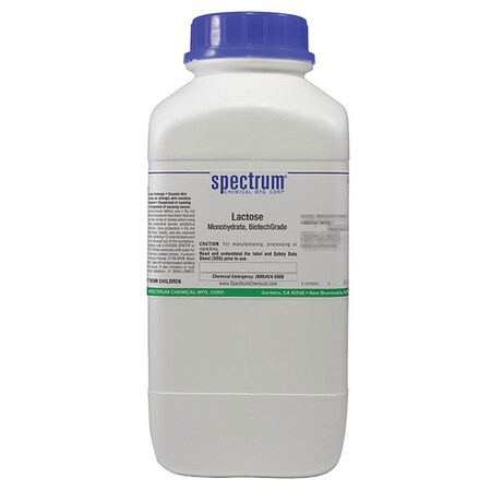 Spectrum Chemical Lactose, Mnhdrt, Biotc, 2.5kg L1037-2.5KG