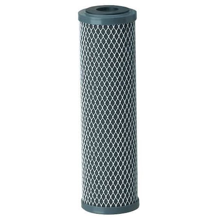 Pentair Pentek Woven Filter Cartridge, 1 gpm, 10 Micron, 2-7/8" O.D., 9 3/4 in H 255671-75