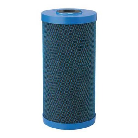 Zoro Select Woven Filter Cartridge, 2 gpm, 5 Micron, 4-5/8" O.D., 9 3/4 in H 255677-75