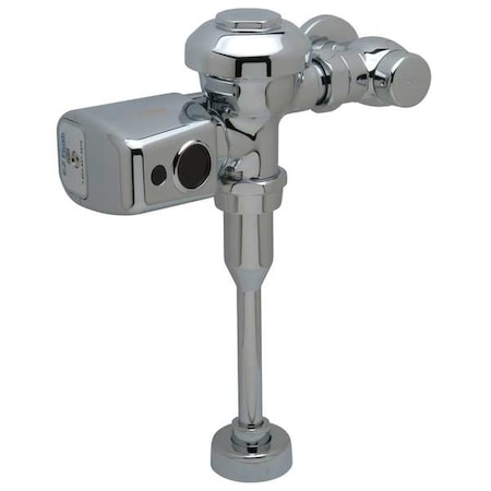 Zurn Urinal Automatic Flush Valve, 0.125 gpf gpf, Chrome-Plated, 3/4 in, 3/4 in Spud Coupling ZER6003AV-ULF-CPM