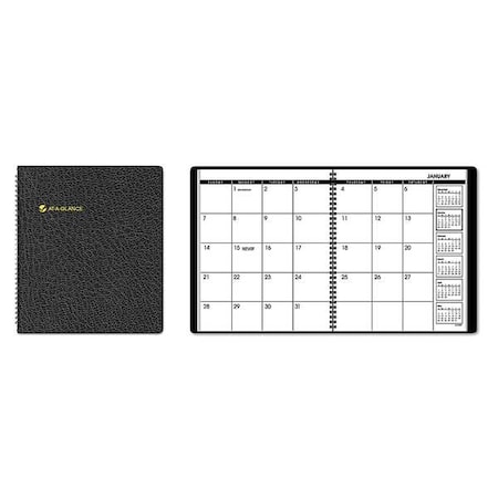 At-A-Glance Planner, Monthly, 9 x 11in, Black AAG7026005