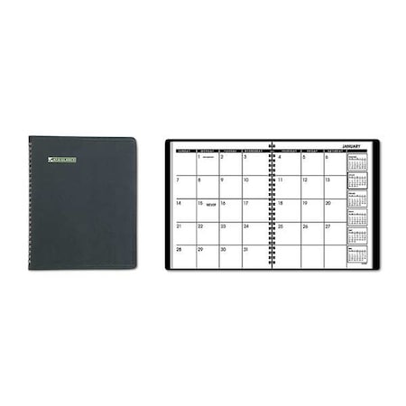 At-A-Glance Monthly Planner, 8.75 x 7, Black Cover, 12-Month (Jan to Dec): 2025 AAG7012005