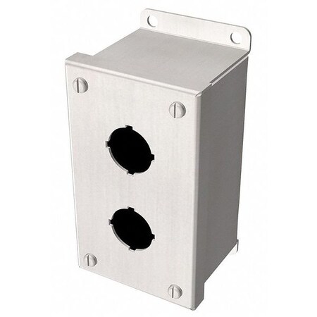 Rittal Pushbutton Enclosure5.40 in. H, SS PB02225M14