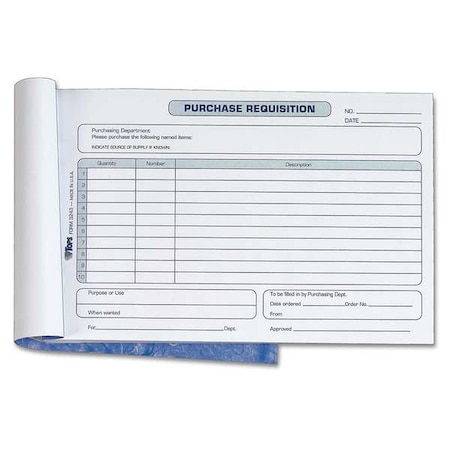 Tops Purchse Requisition Pd, 5-1/2 x 8-1/2, PK2 TOP32431