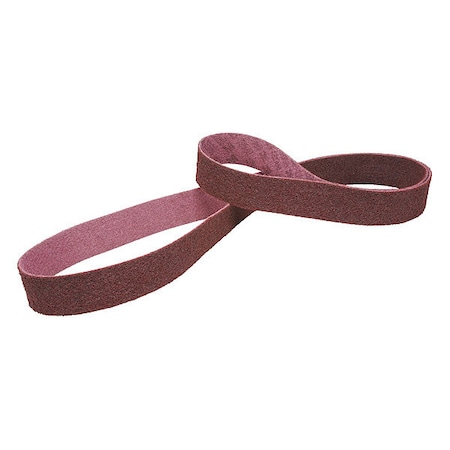 Scotch-Brite Sanding Belt, 3 in W, 24 in L, Non-Woven, Aluminum Oxide, Not Applicable Grit, Medium, SC-BS 7000120719