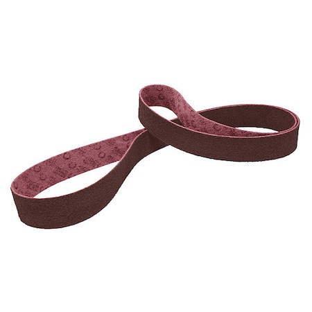 Scotch-Brite Sanding Belt, 2 in W, 48 in L, Non-Woven, Aluminum Oxide, Not Applicable Grit, Medium, SC-BS 7000120736
