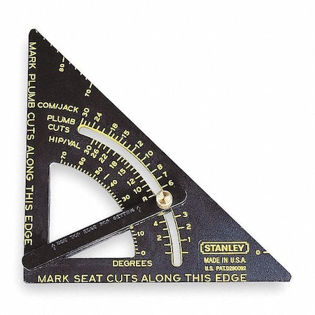 Stanley Quick Square, Alum, 10 3/4x6 3/4, Blk 46-053