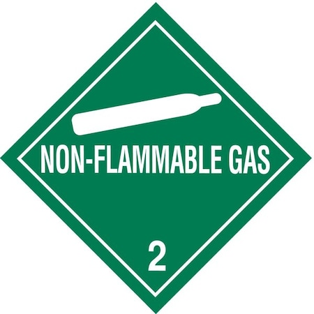 Brady DOT Container Label, 4" H, 4" W, 121065, PK500 121065