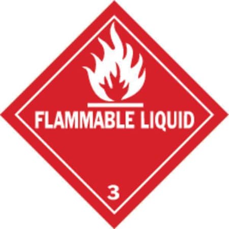 Brady DOT Container Label, 4" H, 4" W, 121067, PK500 121067