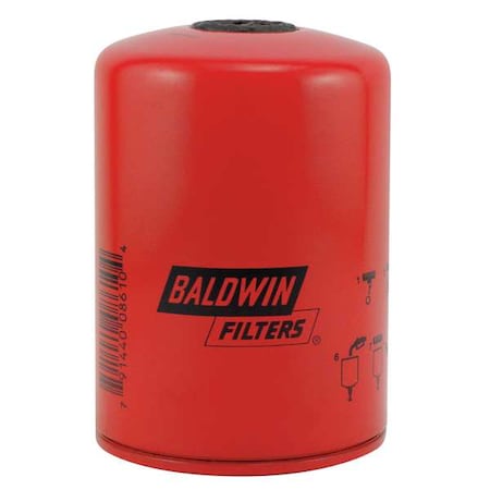 Baldwin Filters Fuel Filter, 5-5/16 x 3-11/16 x 5-5/16 In BF7985