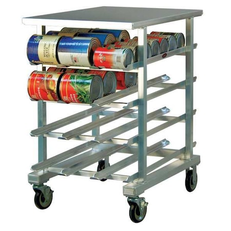 New Age Industrial Can Rack, SS Top, 25W x 35D x 41 in. H 1225
