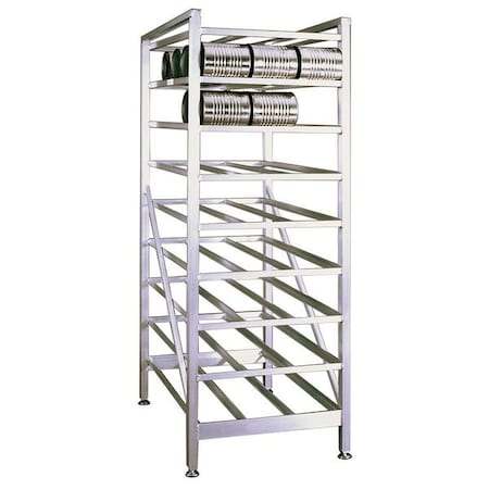 New Age Industrial Can Rack, 25In. W x 35-1/4In. D x 71In. H 6259