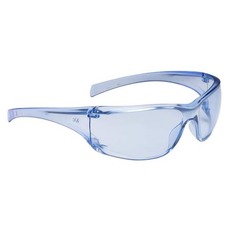 3M Virtua AP, Safety Glasses, Anti-Scratch, Blue Lens, Blue Frame, Frameless 11816-00000-20
