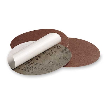 3M PSA Sanding Disc, AlO, Cloth, 3 In, 80 Grit 60440201832
