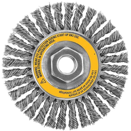 Dewalt 5" x 5/8"-11 HP .020 Carbon Stringer Wire Wheel DW49201