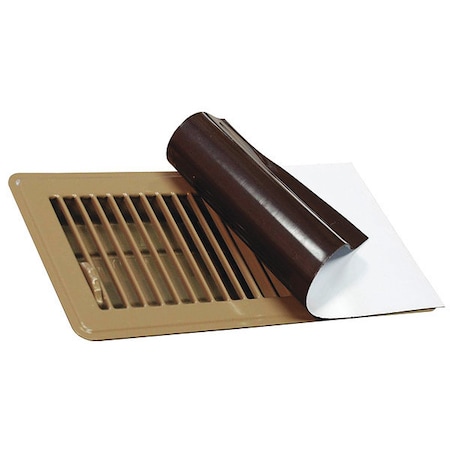 Zoro Select Magnetic Vent Cover, 8 in W x 15 in L, 1.8 mm Thick, Rubber 6TUC6