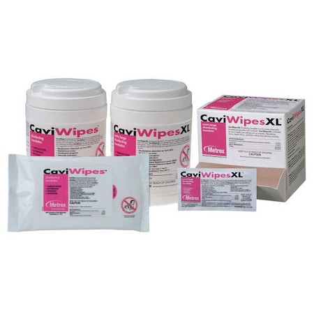 Metrex Disinfecting Wipes, 6 x 6-3/4", 160 Wipes MACW078100
