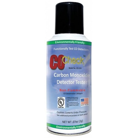 Home Safeguard Carbon Monoxide Detector Tester, Aerosol HO-CO2