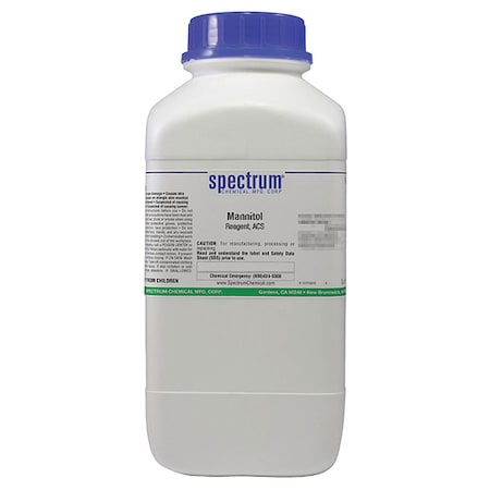 Spectrum Chemical Mannitol, Rgnt, ACS, 2.5kg M1120-2.5KG