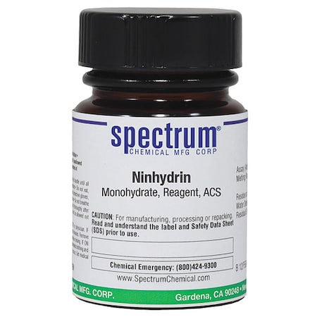 Spectrum Chemical Ninhydrin, Monohydrate, Rgnt, ACS, 25g N1171-25GM