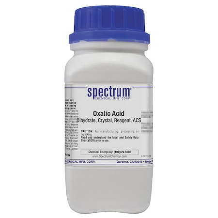 Spectrum Chemical Oxalic Acid, Dihydrate, Crstl, Rgnt, ACS, 500 O1025-500GM