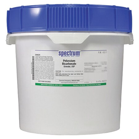 Spectrum Chemical Potassium Bicrbnt, grnlr, USP, 12kg PO158-12KG