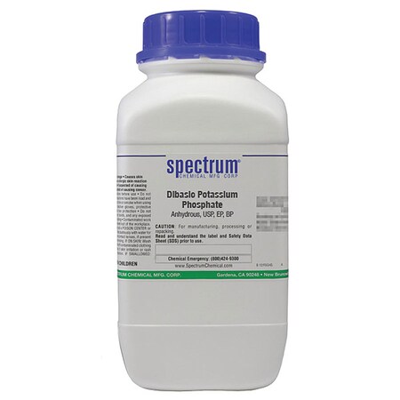 Spectrum Chemical Dibasic K Phspht, Anhdrs, USP, EP, BP, 2.5kg PO204-2.5KG