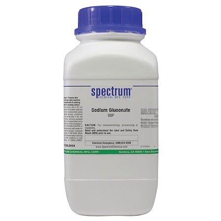 Spectrum Chemical Sodmgluconate, USP, 2.5kg S1286-2.5KG