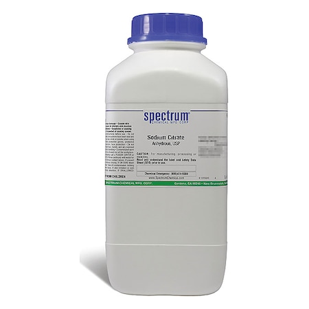 Spectrum Chemical Sodm Citrate, Anhdrs, USP, 2.5kg S1986-2.5KG