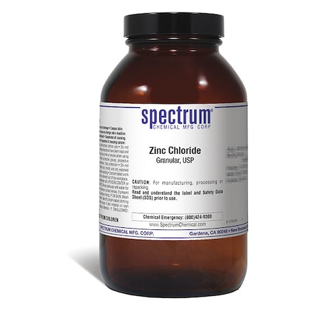 Spectrum Chemical Zinc Chlrd, grnlr, USP, JP, 500g ZI105-500GM