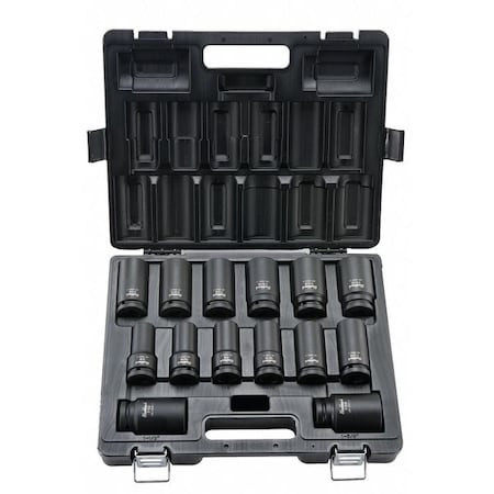 Blackhawk By Proto 3/4" Drive Socket Set, SAE, 14 pcs UW-2614DS