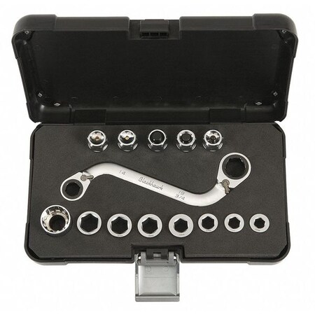 Blackhawk By Proto Reversible Wrench Set, Metric, 6 pt., 14 PC BWO-1220M