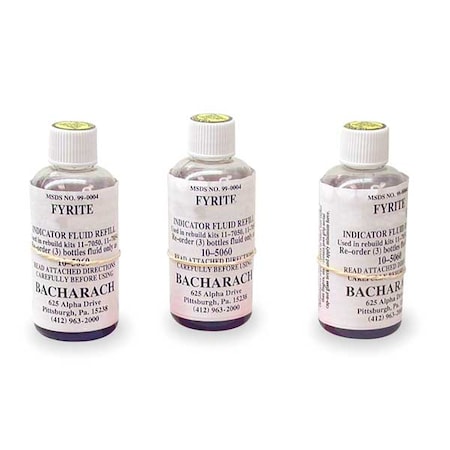 Bacharach Replacement Fluid, Pk3 10-5060