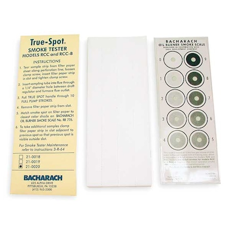 Bacharach Scale/Paper Kit 21-0020