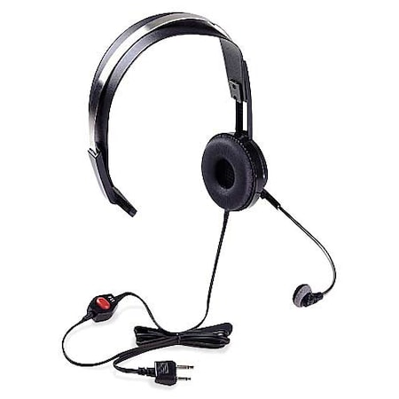 Ritron Headset, Over the Head, On Ear, Black, PTT, Features: Boom Microphone RHD-1X