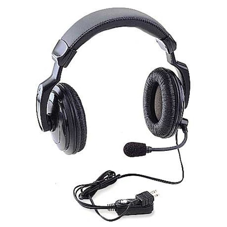 Ritron Headset, Over the Head, Over Ear, Black RHD-4X