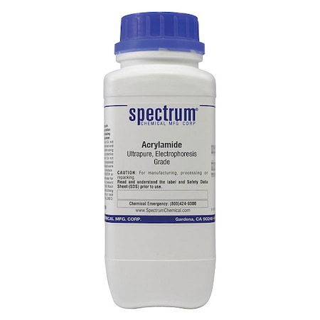 SPECTRUM Acrylamide, Ultrapur, Elctrophrss Grd, 500g A1029-500GM