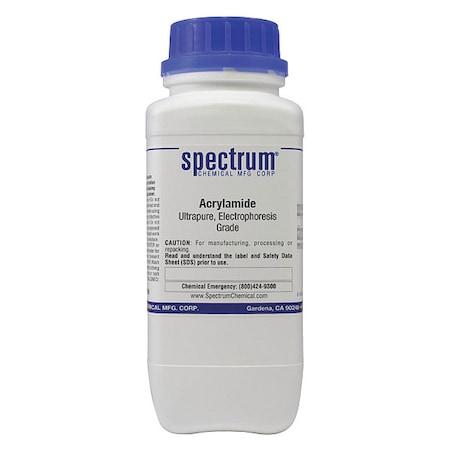 Spectrum Chemical Acrylamide, Ultrapur, Elctrophrss Grd, 500g A1029-500GM