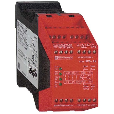 Schneider Electric Safety Monitoring Relay, 2.5A, 5.0VA XPSAK351144P